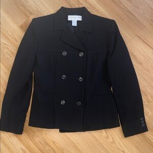 Vintage Jones New York Women's Black Blazer 6P Petite Made in USA